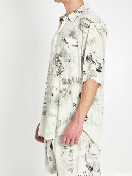 Camasi Balenciaga Pyjama Shirt GREY Barbati (BM 19741793) 2