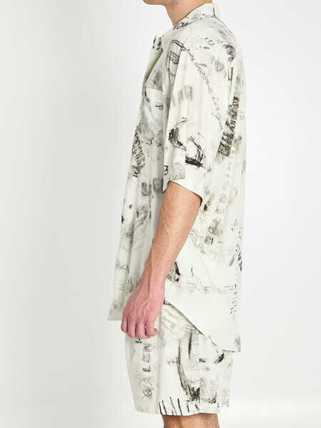 Camasi Balenciaga Pyjama Shirt GREY Barbati (BM 19741793) 3