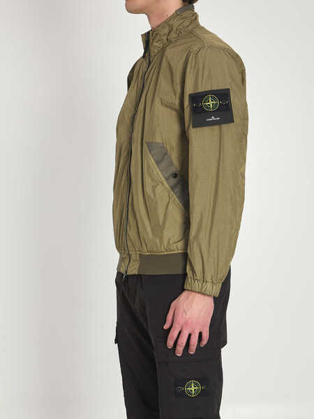 Bomber jacket Stone Island Dyed Crinkle Reps Ny Jacket. GREEN Barbati (BM 19741811) 2