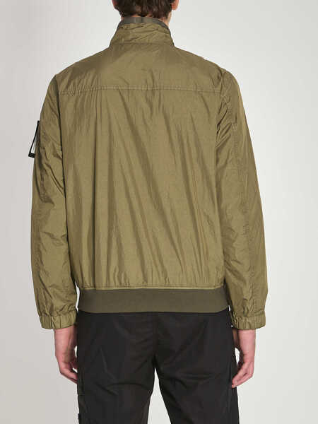 Bomber jacket Stone Island Dyed Crinkle Reps Ny Jacket. GREEN Barbati (BM 19741811) 4