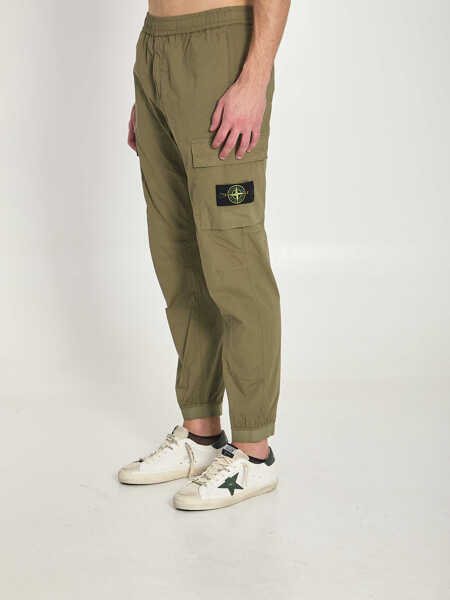 Pantaloni casual Stone Island Regular Tapered Pants GREEN Barbati (BM 19741817) 2