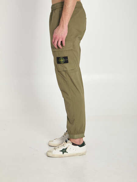 Pantaloni casual Stone Island Regular Tapered Pants GREEN Barbati (BM 19741817) 3