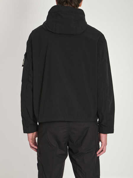 Bomber jacket Stone Island Compact Touch Poly-Tc Lightweight Jacket BLACK Barbati (BM 19741820) 4