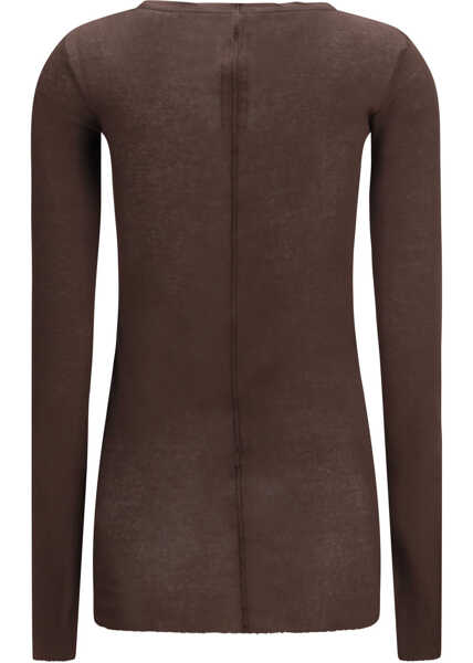 Tricouri Rick Owens Long-sleeved T-shirt MACASSAR Femei (BM 19741877) 2