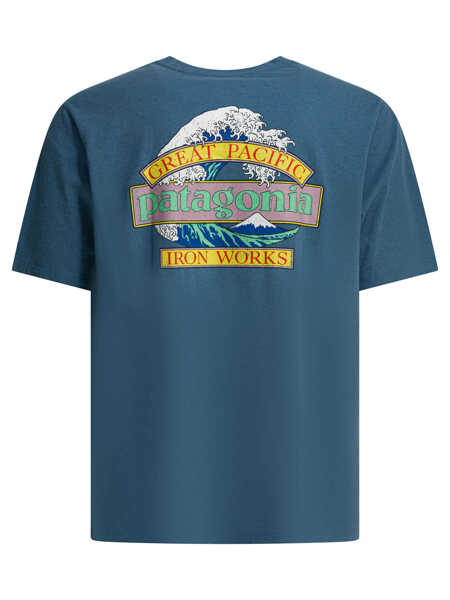 Tricouri Patagonia T-shirts Blue Barbati (BM 19742952) 2