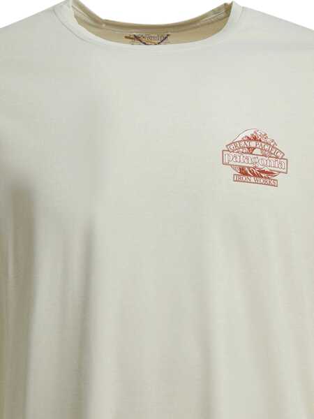 Tricouri Patagonia T-shirts White Barbati (BM 19742982) 3