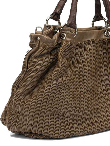 Genti de mana GIANCARLO NEVOLA Handbags Beige Femei (BM 19743018) 4