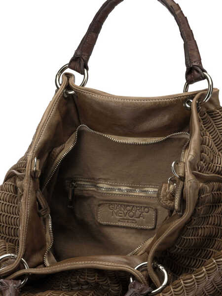 Genti de mana GIANCARLO NEVOLA Handbags Beige Femei (BM 19743018) 5