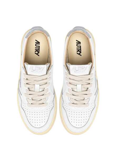 Sneakers AUTRY Autry Medalist Low sneakers in the White Silver variant, product code AULWTB02 Wht Silver Femei (BM 19743111) 5