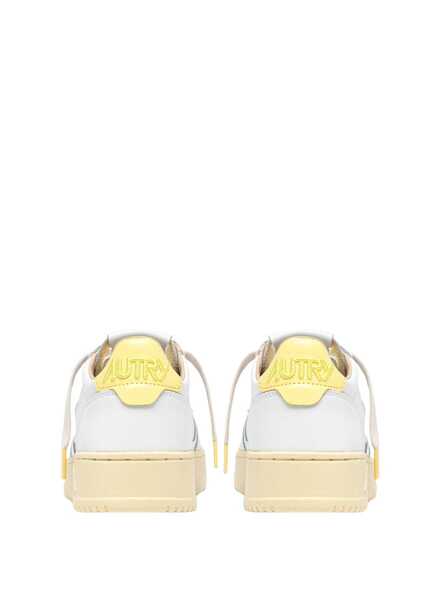 Sneakers AUTRY Autry Medalist Low Lettering sneakers in the WHT LEMOM variant, product code AULWDL02 Wht Lemom Femei (BM 19743129) 3
