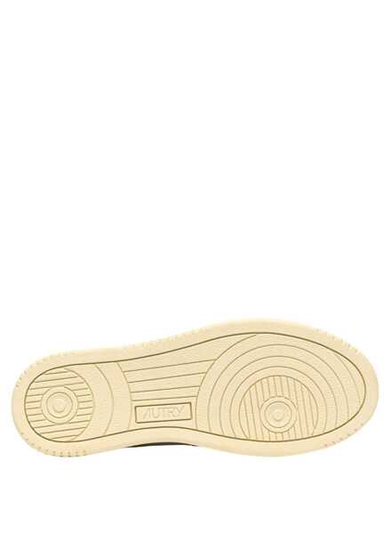 Sneakers AUTRY Autry Medalist Low Lettering sneakers in the WHT LEMOM variant, product code AULWDL02 Wht Lemom Femei (BM 19743129) 4