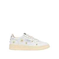Sneakers AUTRY Autry Medalist Low sneakers with embroidered flowers in the WHT RUT variant, product code AULWWE01
