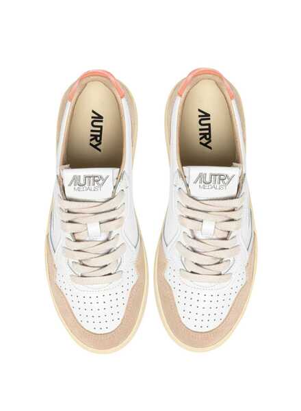 Sneakers AUTRY Autry Medalist Low sneakers in the WHT PEACHP variant, product code AULWLS13 Wht Peachp Femei (BM 19743147) 5