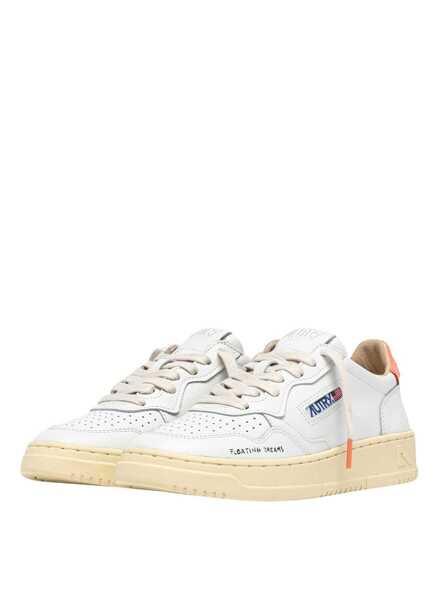 Sneakers AUTRY Autry Medalist Low Lettering sneakers in the WHT PEACHP variant, product code AULWDL03 Wht Peachp Femei (BM 19743150) 2