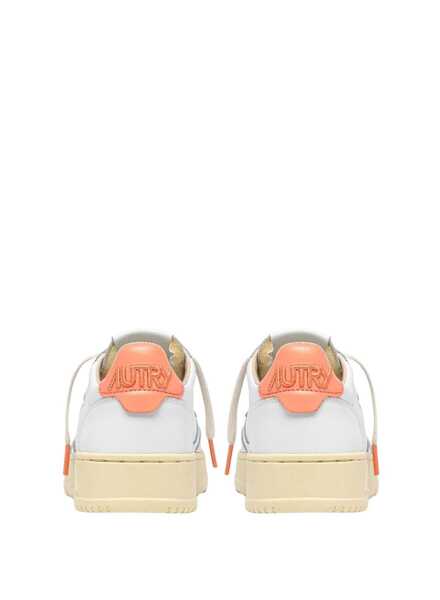Sneakers AUTRY Autry Medalist Low Lettering sneakers in the WHT PEACHP variant, product code AULWDL03 Wht Peachp Femei (BM 19743150) 3