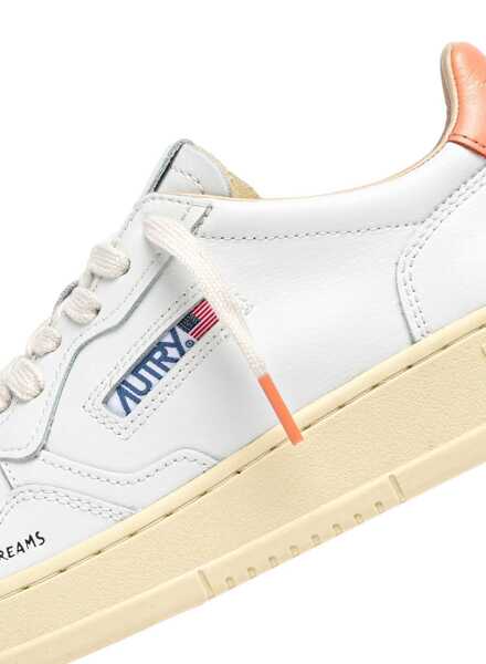 Sneakers AUTRY Autry Medalist Low Lettering sneakers in the WHT PEACHP variant, product code AULWDL03 Wht Peachp Femei (BM 19743150) 6