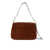 Tory Burch Romy Suede Shoulder Bag Brown
