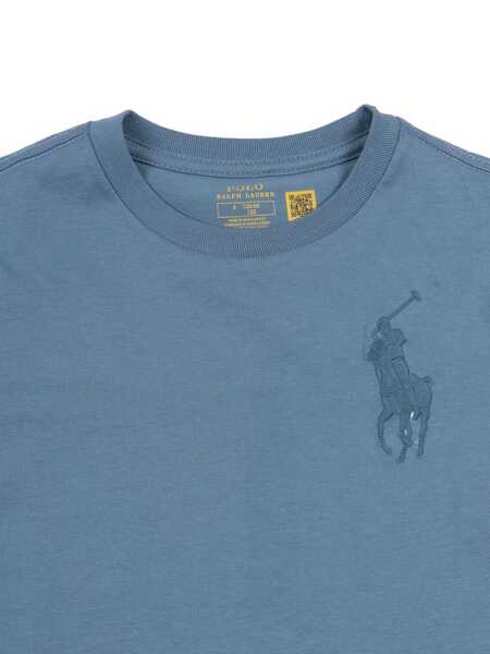 Tricouri Ralph Lauren SS CN-TOPS-T-SHIRT Blue Fete (BM 19743231) 3