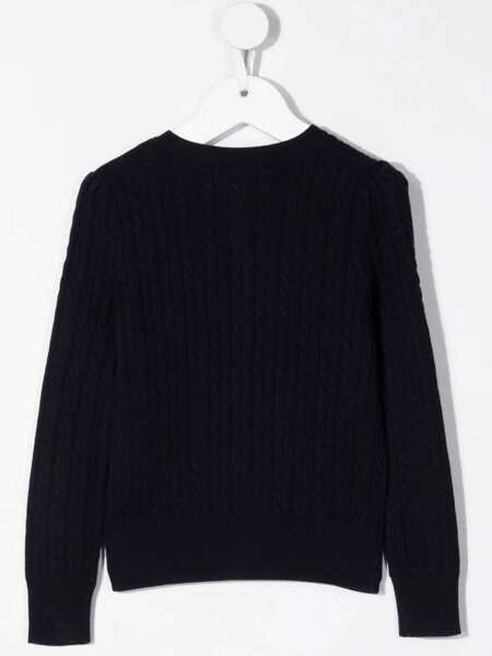 Cardigane Ralph Lauren MINI CABLE-TOPS-SWEATER Blue Fete (BM 19743246) 2