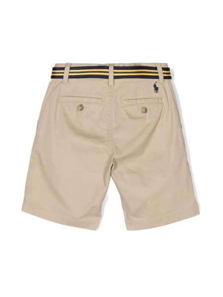 Pantaloni scurti Ralph Lauren BEDFORD SHRT-SHORTS-FLAT FRONT Beige Baieti (BM 19743303) 2