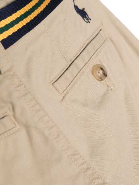 Pantaloni scurti Ralph Lauren BEDFORD SHRT-SHORTS-FLAT FRONT Beige Baieti (BM 19743303) 3