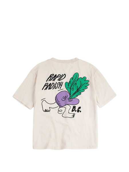 Tricouri Bobo Choses Rapid Radish oversized T-shirt White Baieti (BM 19743405) 2