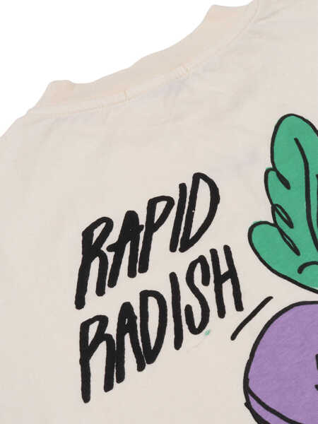 Tricouri Bobo Choses Rapid Radish oversized T-shirt White Baieti (BM 19743405) 3