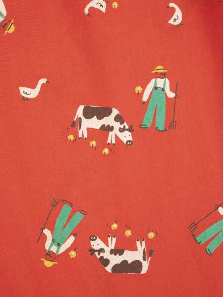 Pantaloni Bobo Choses Farm Adventure all over woven pants Red Baieti (BM 19743414) 2