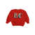 Bobo Choses Spring Letters sweartshirt Red