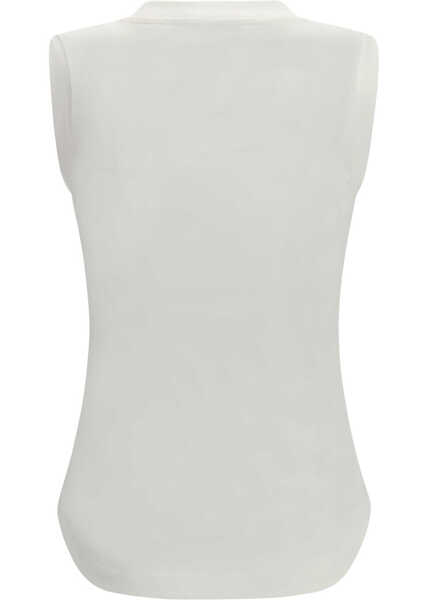 Topuri THE ATTICO Reese tank Top WHITE Femei (BM 19743575) 2