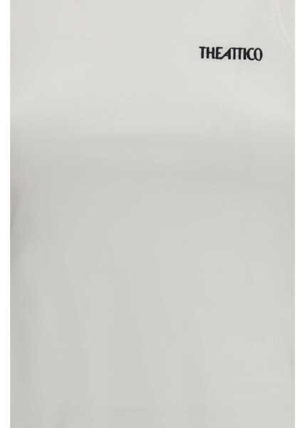 Topuri THE ATTICO Reese tank Top WHITE Femei (BM 19743575) 3