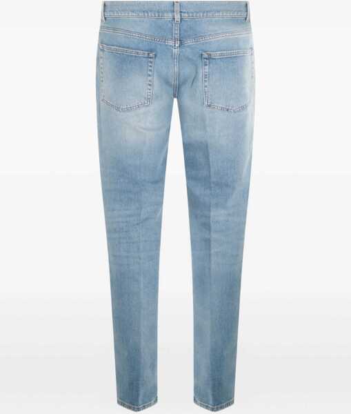 Blugi drepti Lardini Cotton Denim Jeans DENIM Barbati (BM 19743608) 2