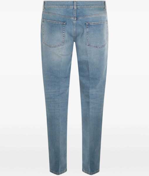 Blugi drepti Lardini Cotton Denim Jeans DENIM Barbati (BM 19743608) 3
