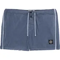 Bermude Swimsuit With Logo Patch Barbati