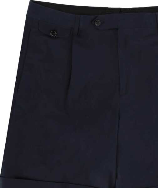 Pantaloni scurti Lardini Cotton Tailored Shorts BLUE Barbati (BM 19743719) 2