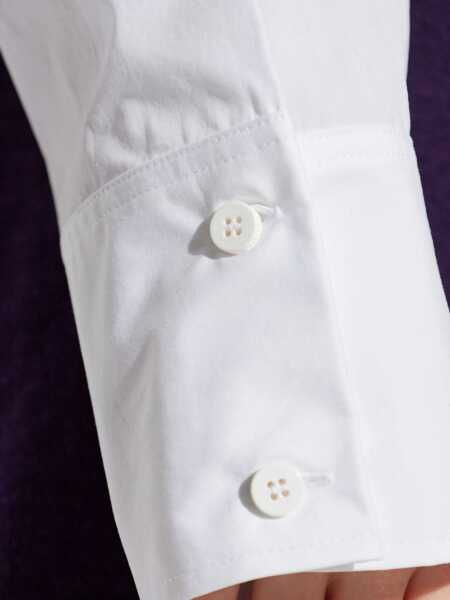 Bluze THE ATTICO Asymmetrical Shirt WHITE Femei (BM 19743731) 5