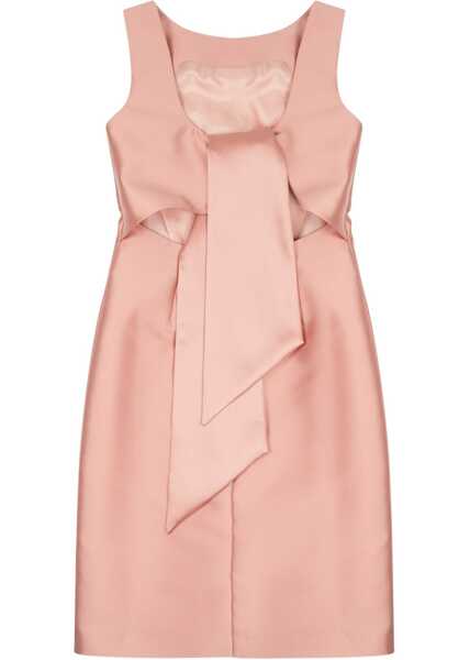 Rochii casual Alberta Ferretti Satin Midi Dress PINK Femei (BM 19743764) 2