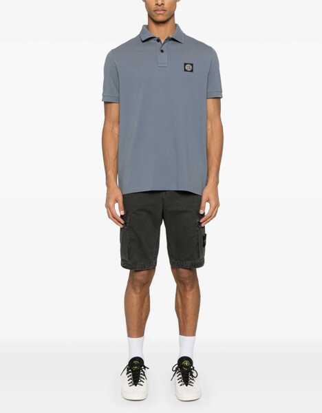 Tricouri Polo Stone Island Polo With Logo Patch CHARCOAL Barbati (BM 19743830) 2