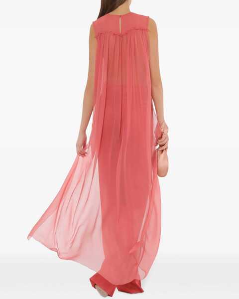 Bluze Alberta Ferretti Silk Sleeveless Shirt PINK Femei (BM 19743833) 3