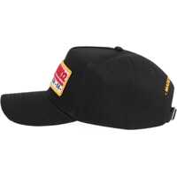Sepci pentru Barbati - Sepci DSQUARED2 Baseball Hat With Logo Patch BLACK Barbati (BM 19743989) - B-mall.ro