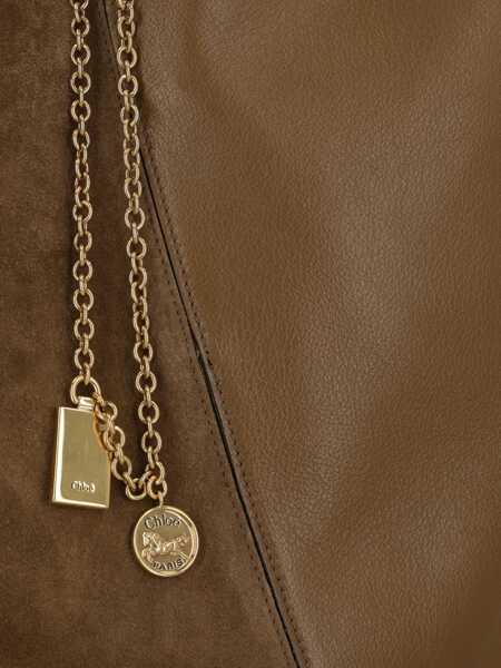 Genti de mana Chloe Chloe Spin Tote Bag BROWN Femei (BM 19743998) 4