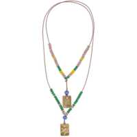 Coliere Necklace With Logo Plaques Barbati