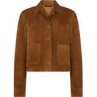 Geci de piele Suede Jacket Femei