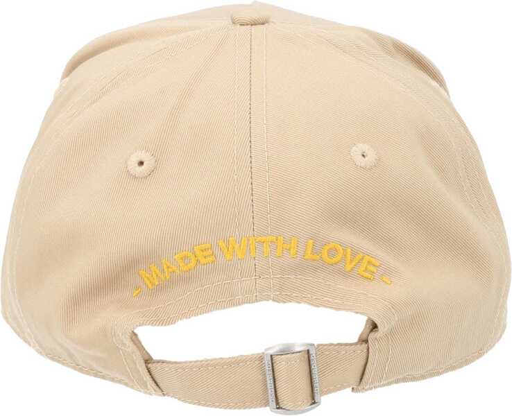 Sepci DSQUARED2 Baseball Hat With Logo Patch BEIGE Barbati (BM 19744028) 2