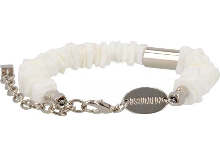 Bratari DSQUARED2 Shell Bracelet WHITE Barbati (BM 19744031) 2