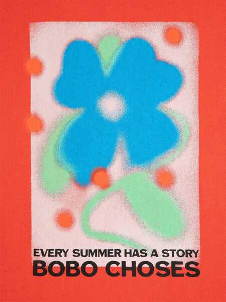 Tricouri Bobo Choses Summer Story T-Shirt RED Fete (BM 19744589) 2