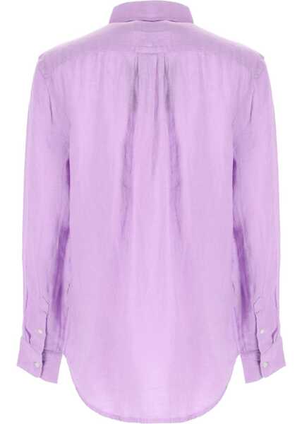 Bluze Ralph Lauren Linen Shirt PURPLE Femei (BM 19744595) 2