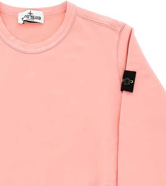 Hanorace Stone Island Sweatshirt With Logo PINK Baieti (BM 19744604) 2