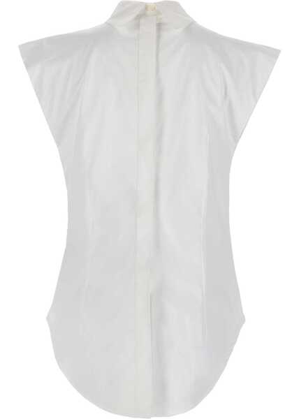 Bluze Jean Paul Gaultier Sleeveless Inverted Shirt WHITE Femei (BM 19744634) 2