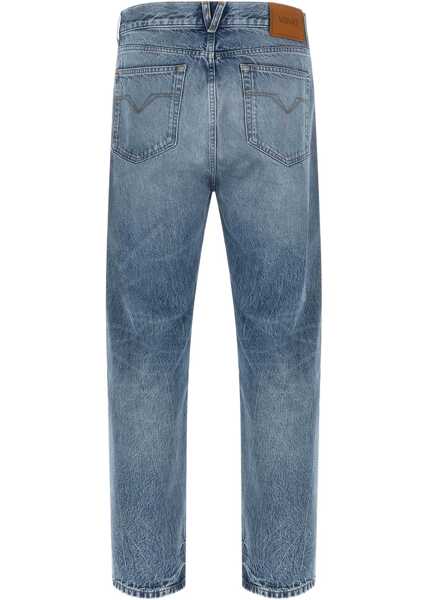 Blugi Versace Stone-Wash Jeans With Studs BLUE Barbati (BM 19744745) 2